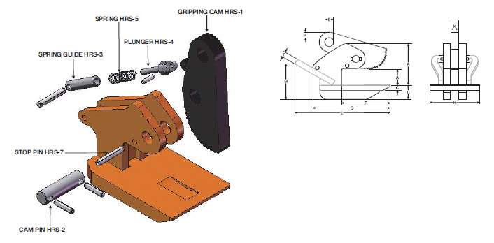 Horizontal Locking to Unlocking - Model M