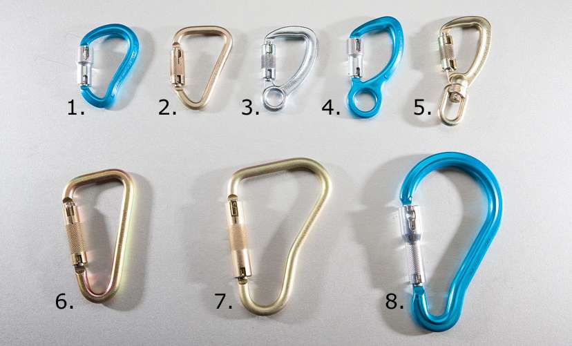 Carabiners and Rollgate Hooks