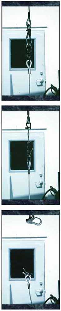 vertical load tester in action